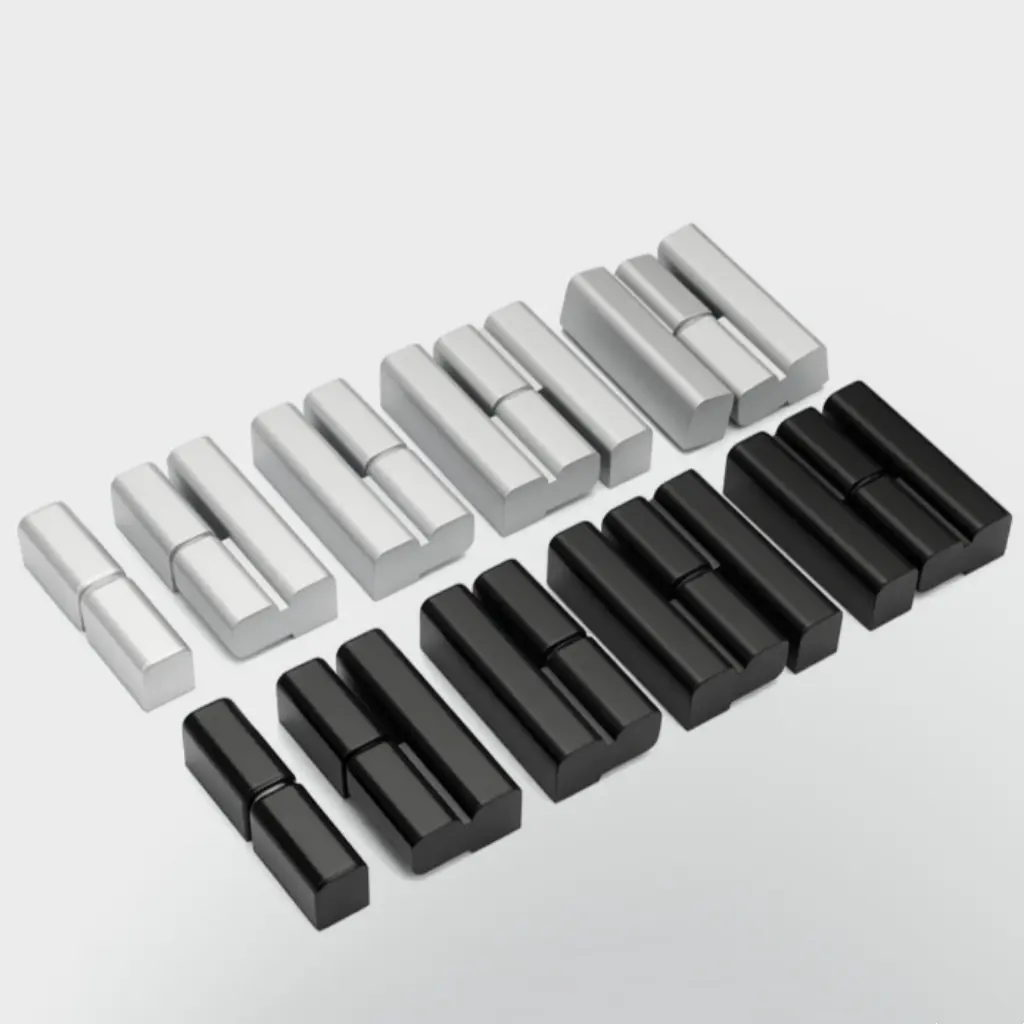 Coaxial switchgear hinge