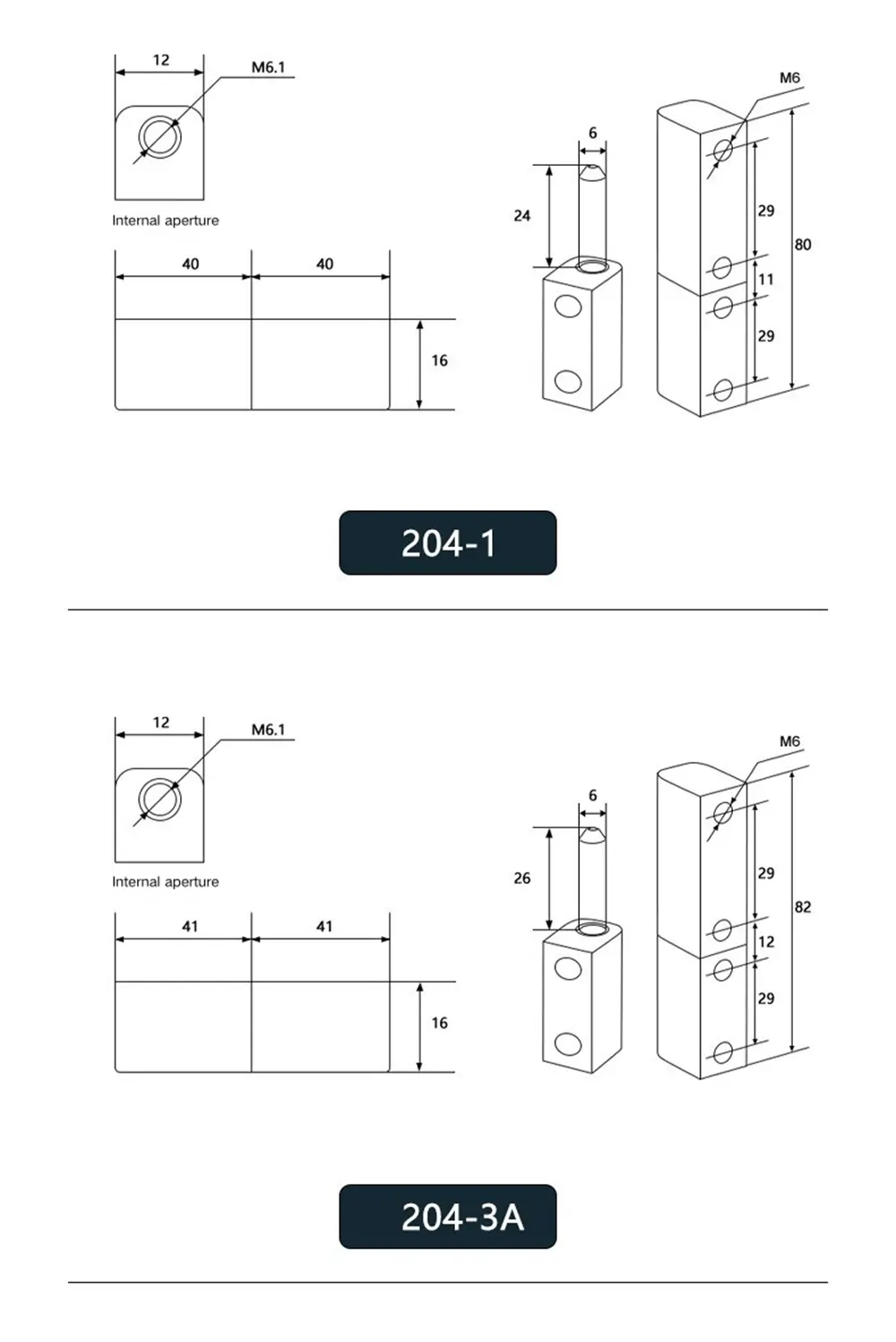Mortise Hinge
