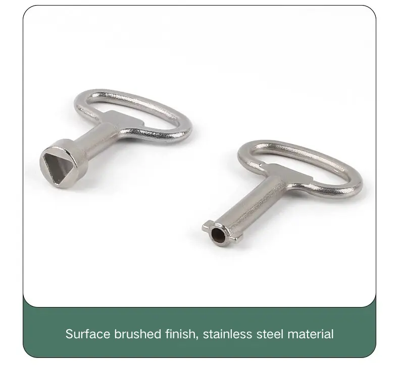 Stainless Steel Double Bit Key