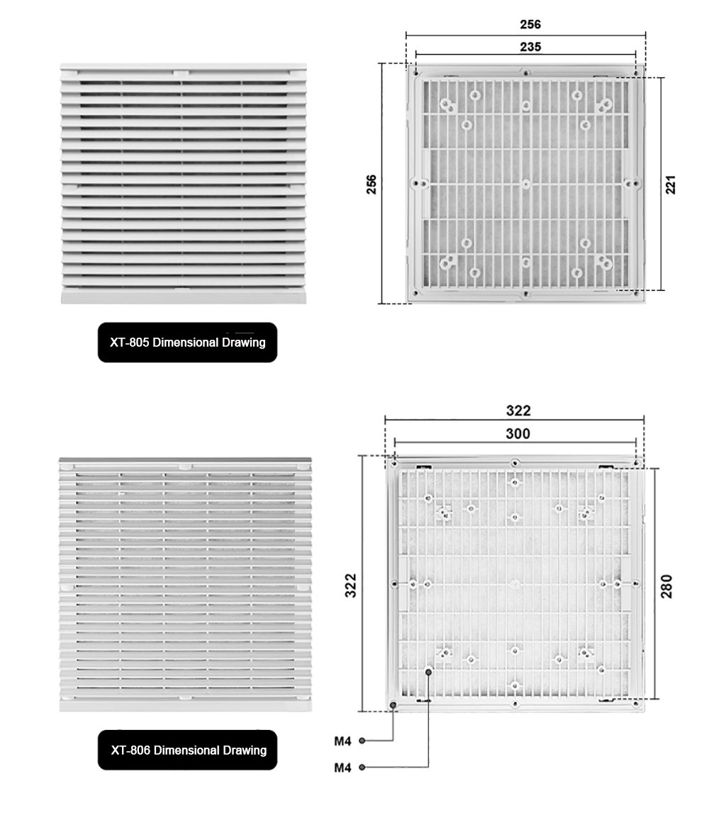 Cabinet Ventilation Window