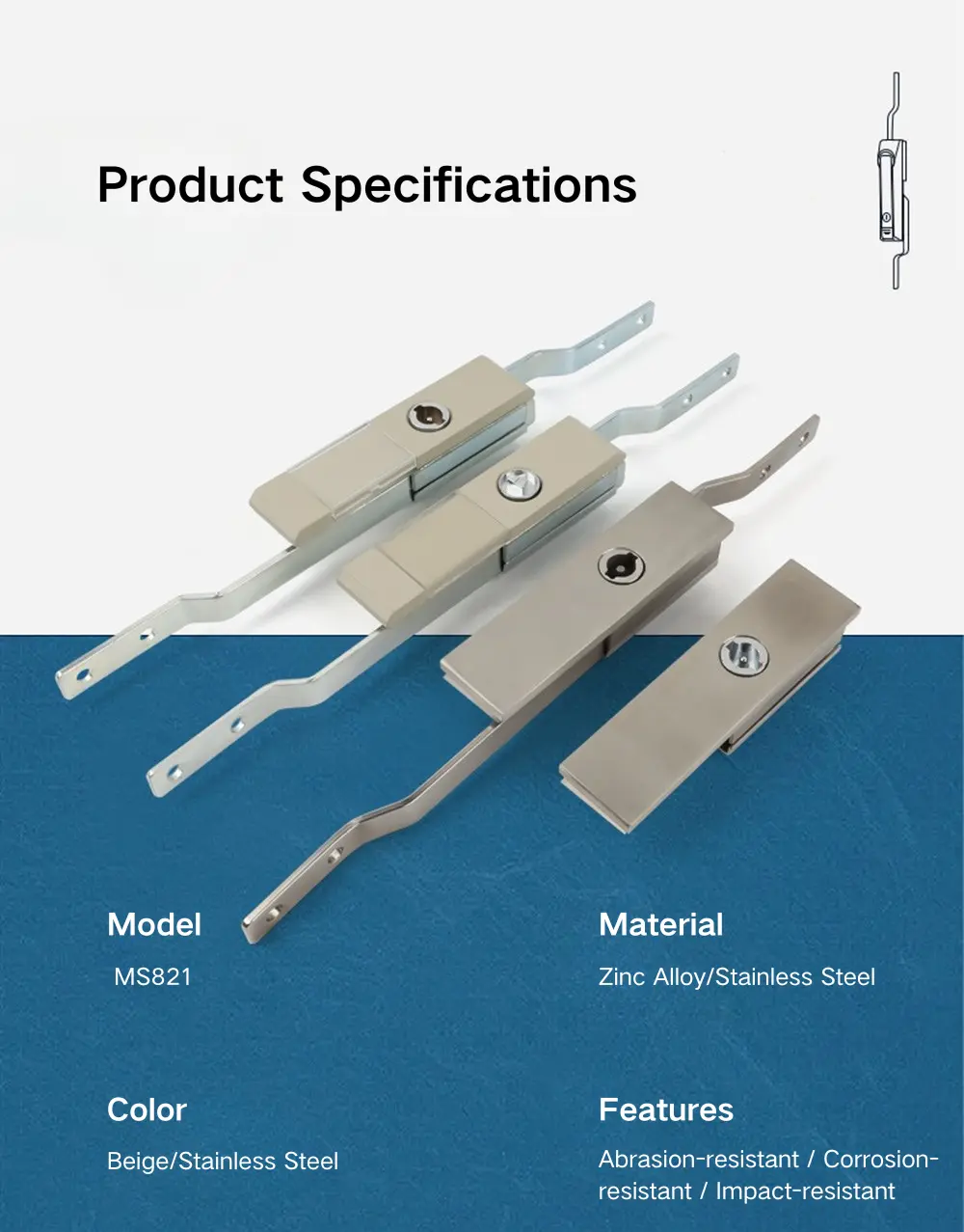 Electrical Cabinet Rod Lock