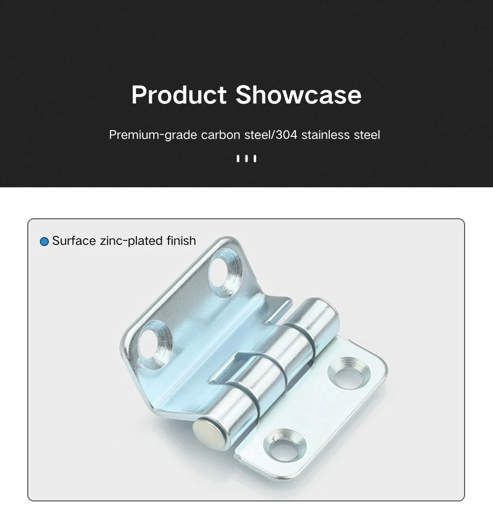 Triple Bend Hinge For Industrial Cabinets